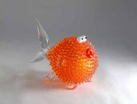 Little blow fish orange 