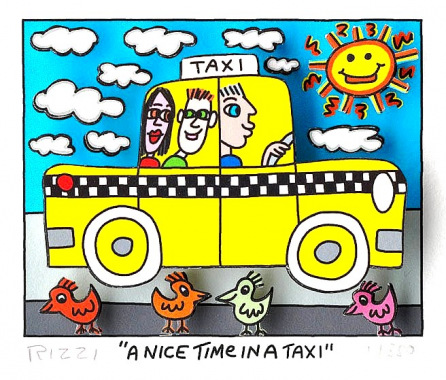 A nice time in a taxi