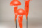 Galerie Eclat d'Art Les méduses oranges triptyque