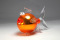 Galerie Eclat d'Art Petit poisson silver orange